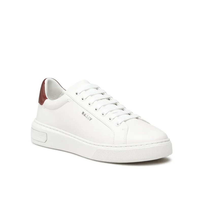 Bally Miky Leather Low-Top Sneakers, Brand Size 6 ( US Size 7