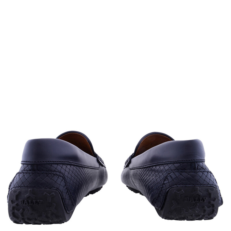 Bally Pacos Calf Embossed Drivers, Brand Size 5 ( US Size 6