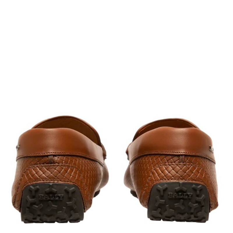 Bally Park Woven Leather Drivers, Brand Size 5.5 ( US Size 6.5
