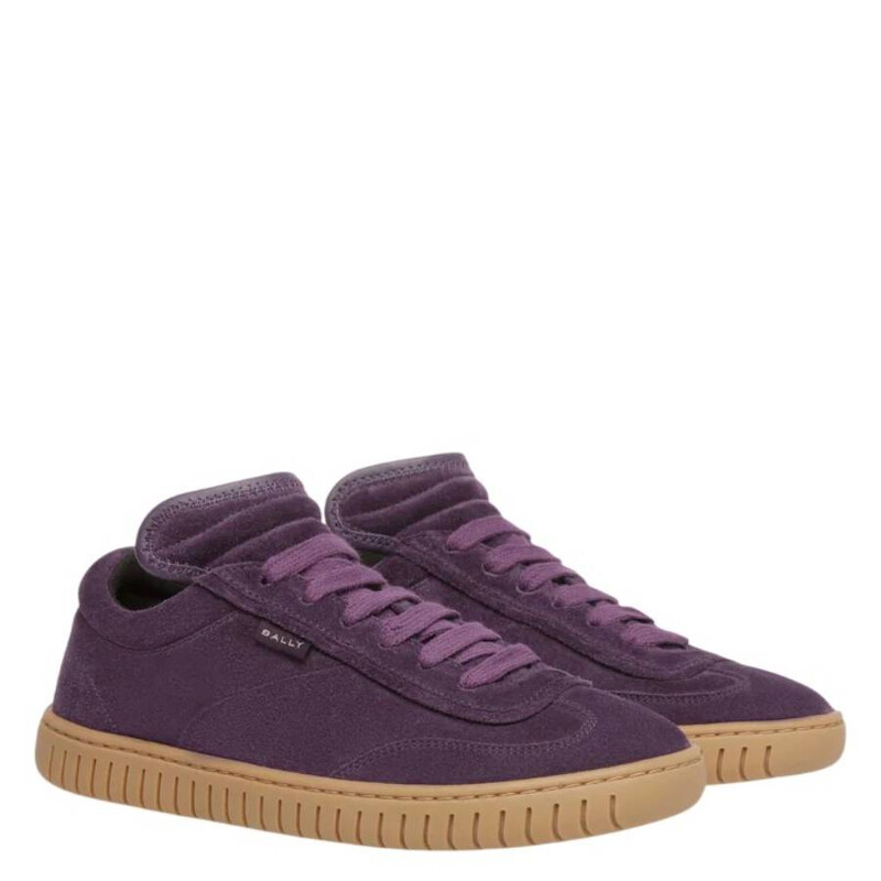Bally Parrel Suede Low-Top Sneakers, Brand Size 38 ( US Size 7.5