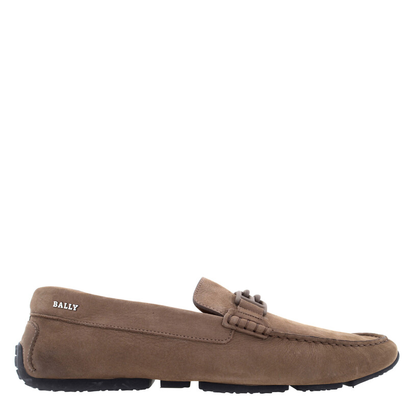 Bally Parsal Nubuck Leather Loafers, Brand Size 12 ( US Size 13