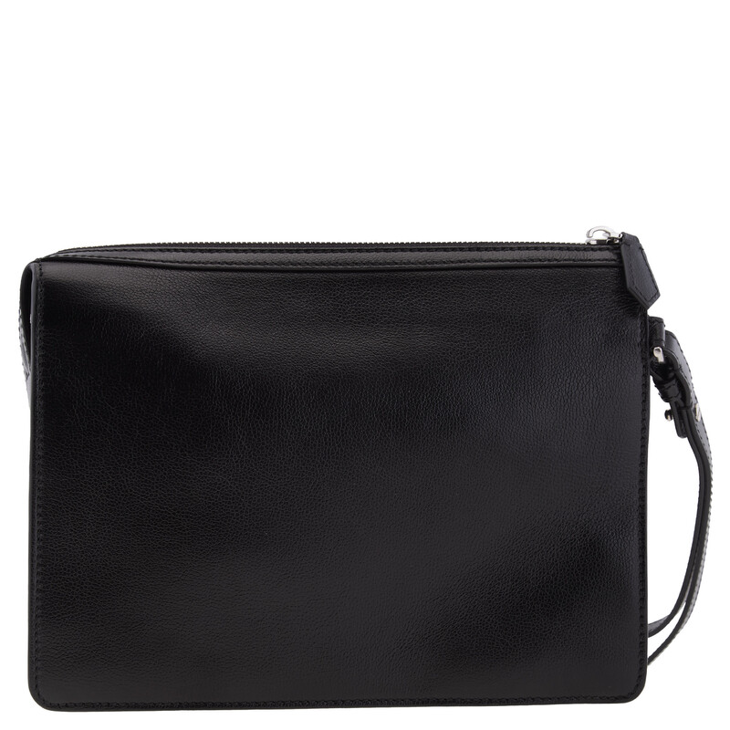 Bally PM - Clutch In Black Leather MAM00L VT393-U901P