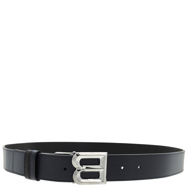 Bally Reversible Logo Leather Belt, Size 120 cm MBB02O-I5U0R  display picture 1