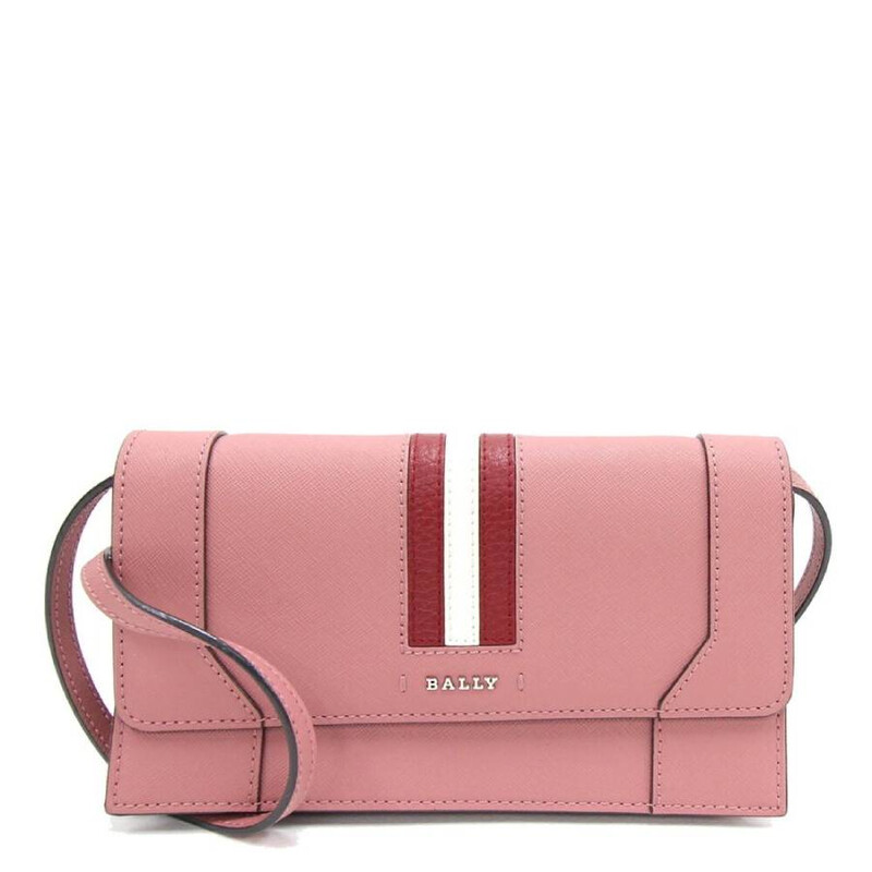 Bally Stafford Leather Continental Wallet With Strap 6219635