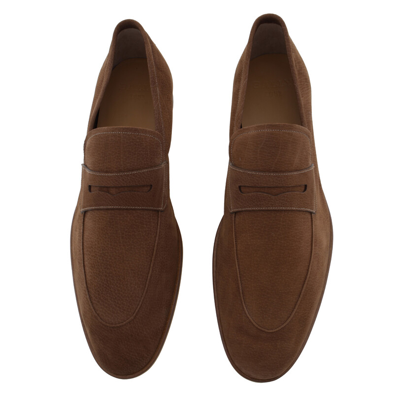 Bally Men\'s Rich Brown Suede Loafers Bally Men main image 2