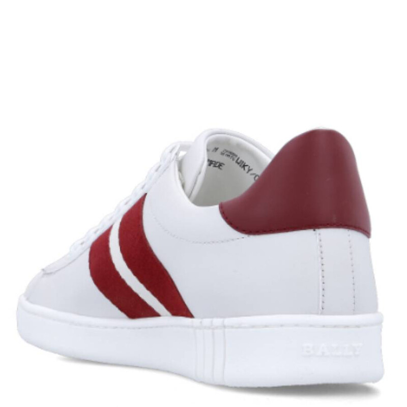 極美品BALLYバリーロゴアイボリーカーフスクエアローファー38EU/75US Bally Wiky Leather Low-Top Sneakers, Brand Size 35.5 ( US Size 5