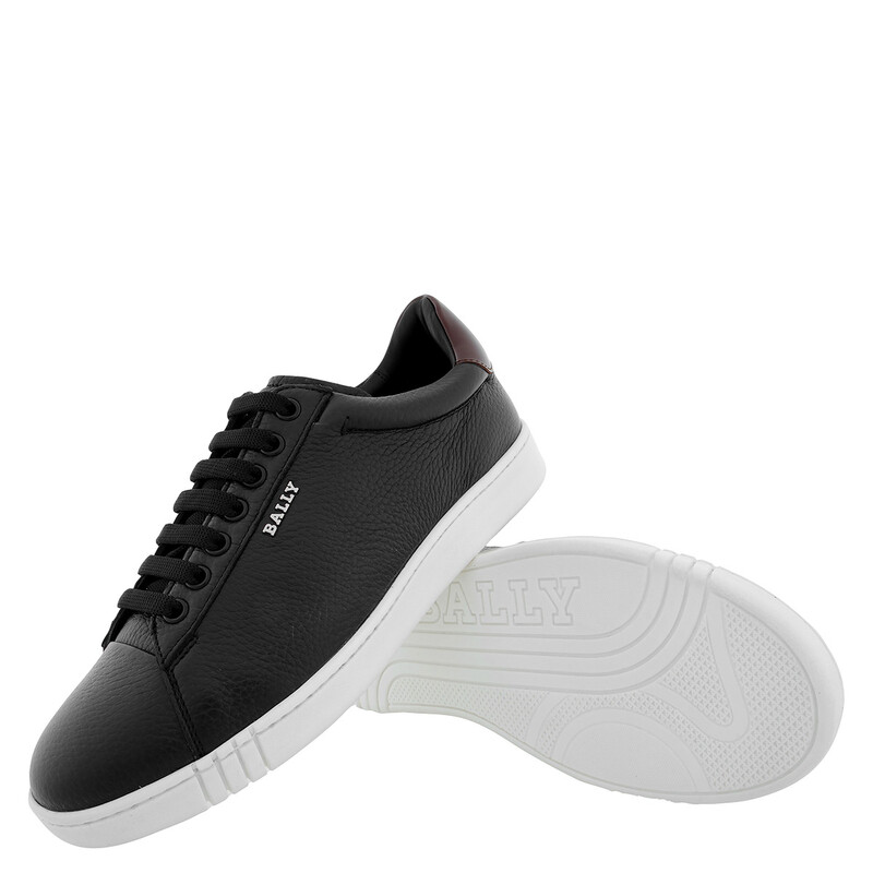 Bally Wilson Wildy Leather Low-Top Sneakers, Brand Size 5 ( US