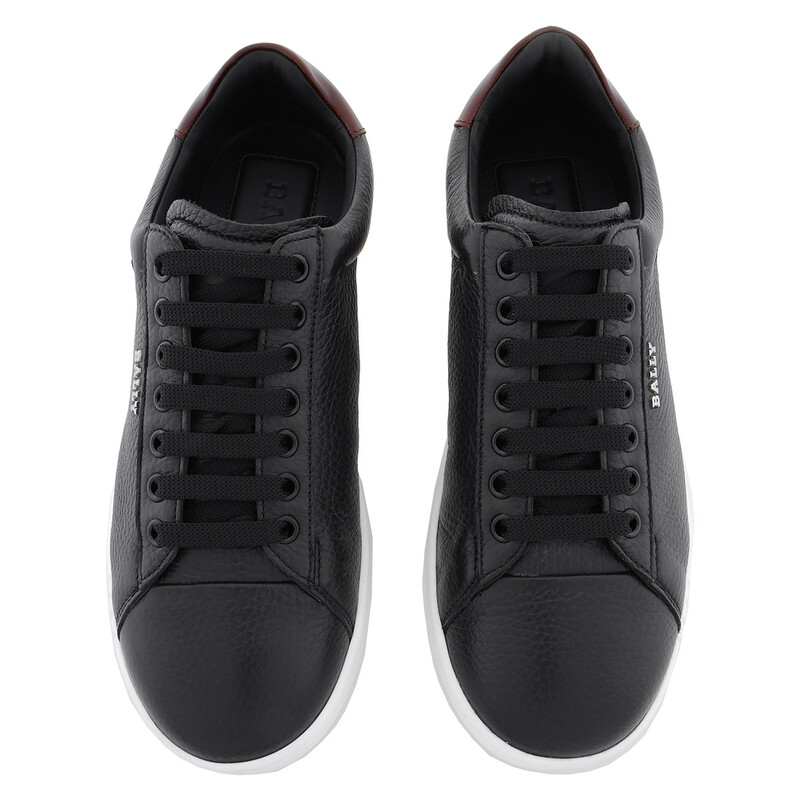 Bally Wilson Wildy Leather Low-Top Sneakers, Brand Size 5 ( US