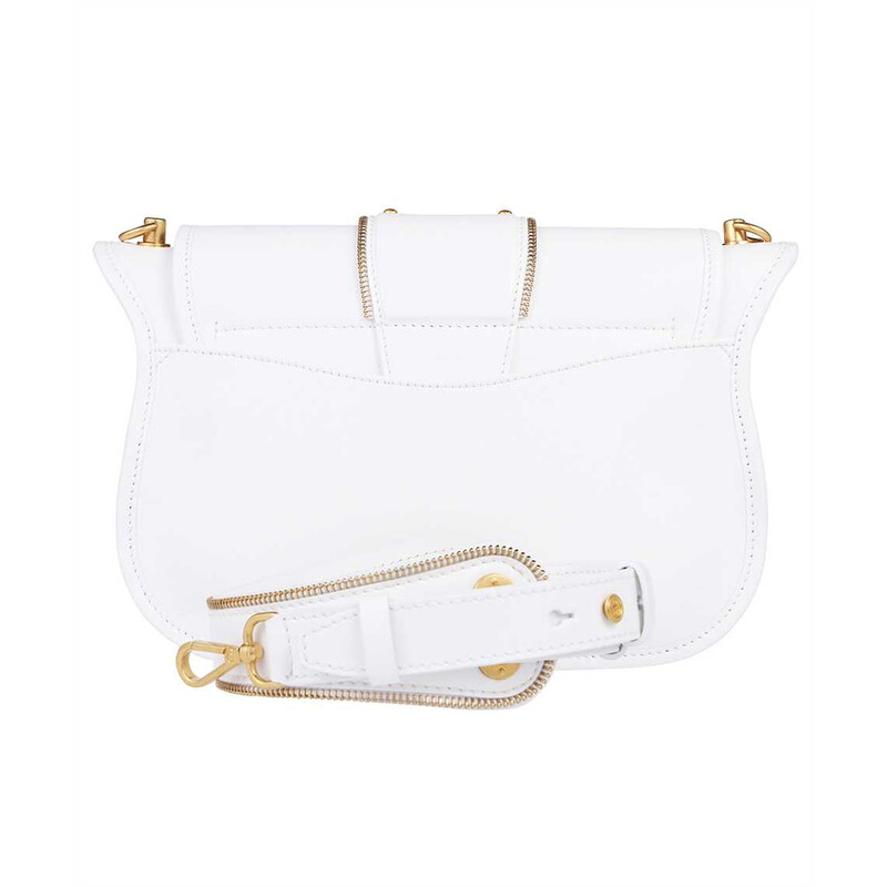 Balmain Leather Crossbody Bag YN0BK794LSLX_0FA - Handbags - Jomashop