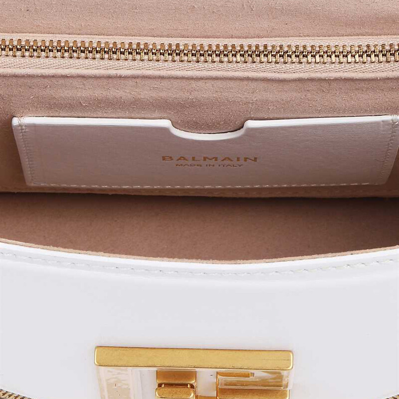 Balmain Leather Crossbody Bag YN0BK794LSLX_0FA - Handbags - Jomashop