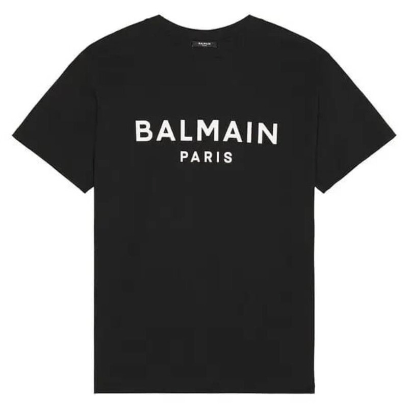 BALMAIN ブラック タンクトップ Balmain Logo Graphic Tank Top | Saks Fifth Avenue