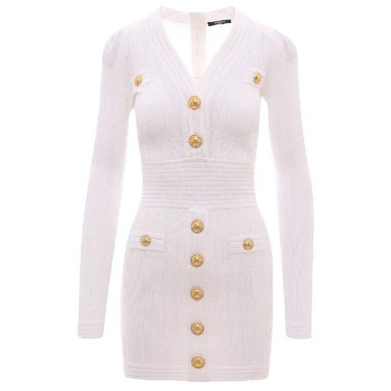 liu jo knit dress Liu Jo Women's Striped Knit Dress – Channers main image 0