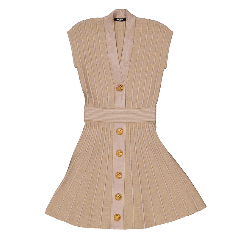 beige brand dress Caroline Dress