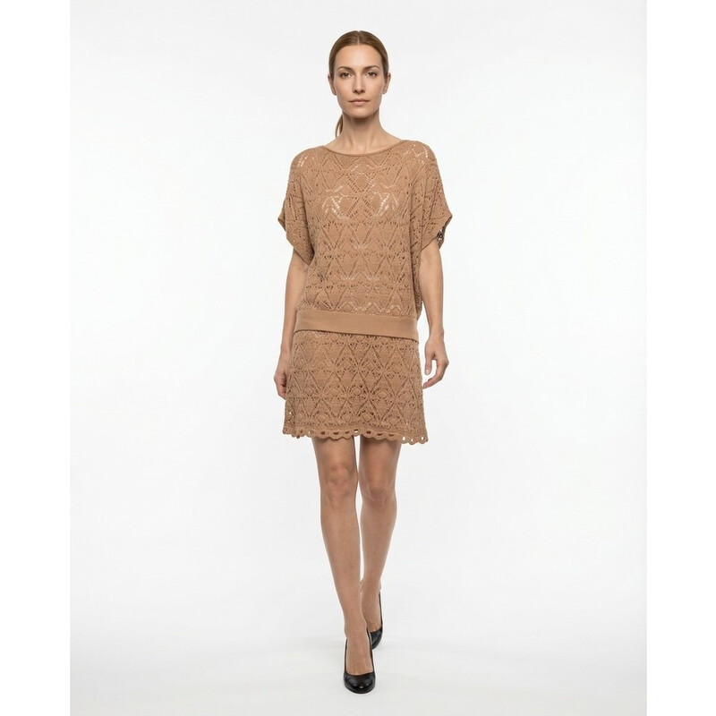 balmain crochet dress Balmain, Crochet cotton maxi dress, Women, Brown, M, Dresses