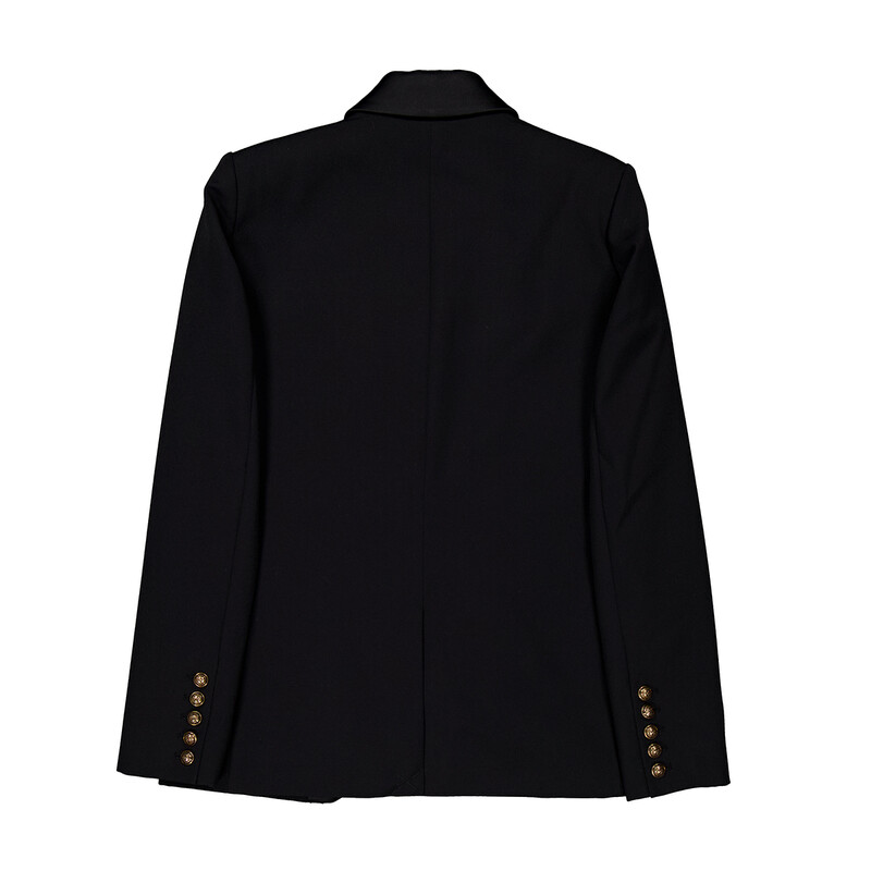 Balmain Womens Double-Breasted Blazer, Brand Size 38 ( US Size 6