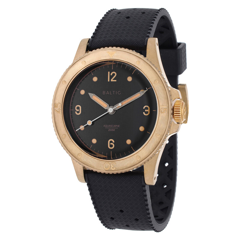 BALTIC Aquascaphe ⭐️バルチック⭐️箱付き⭐️最安値 Baltic Aquascaphe Automatic Black Dial Men's Watch AQUABRONZEBLACK