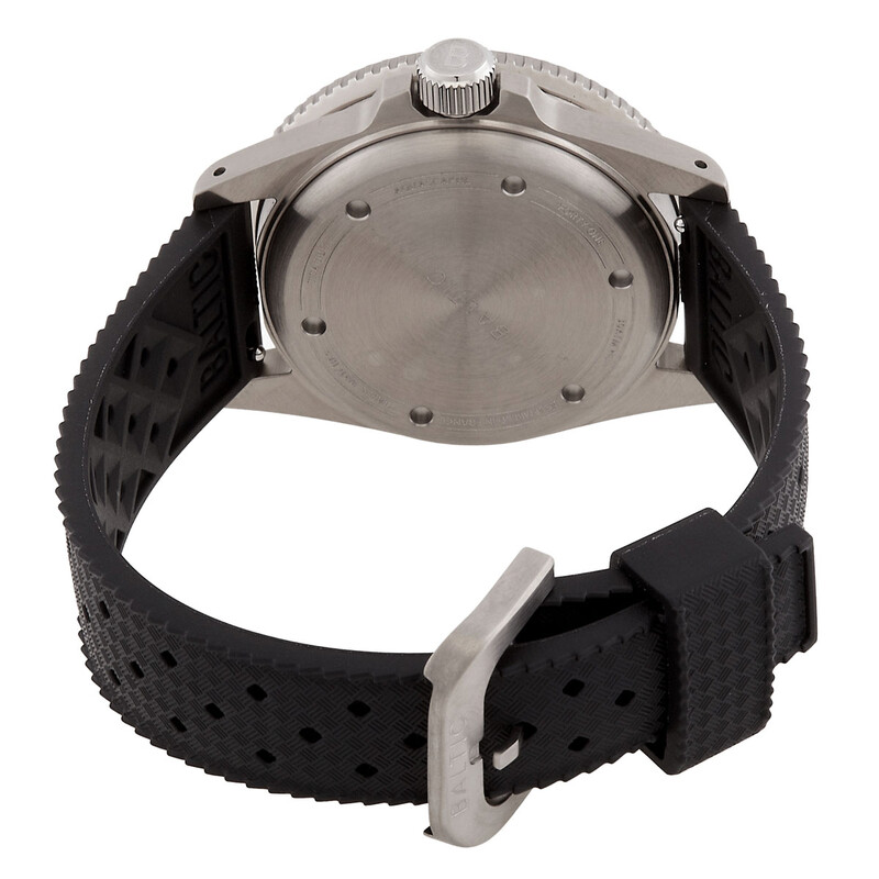 Baltic Aquascaphe Automatic Black Dial Men's Watch AQUADUABLACKPVD