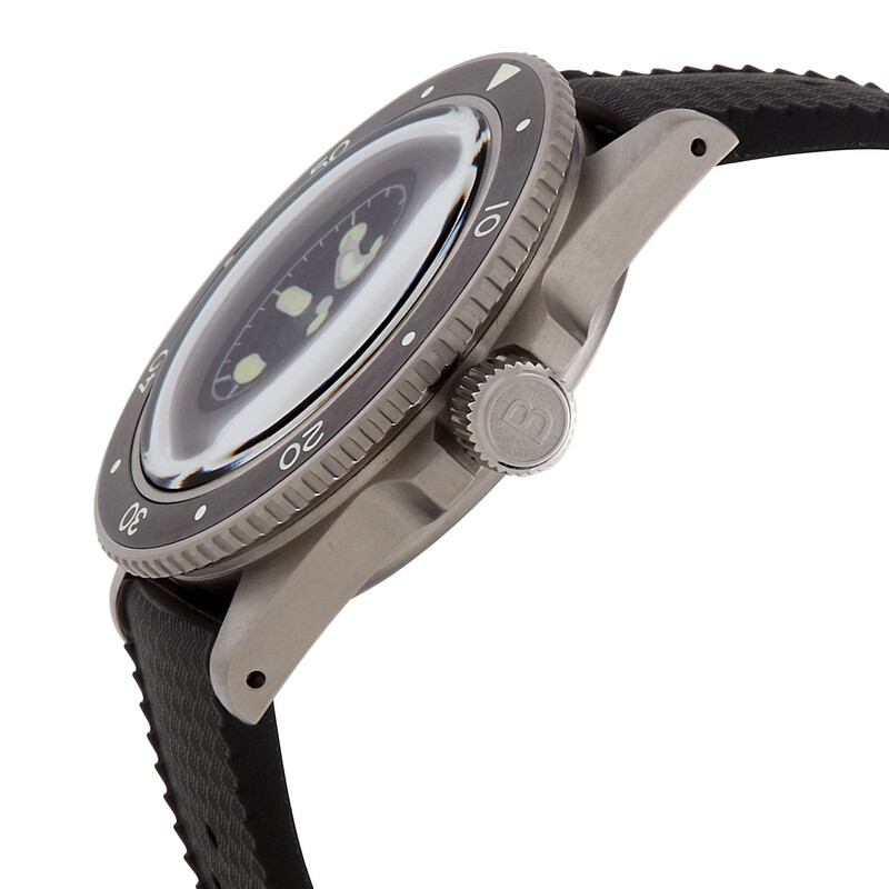 Baltic Aquascaphe Automatic Black Dial Men's Watch AQUADUABLACKPVD