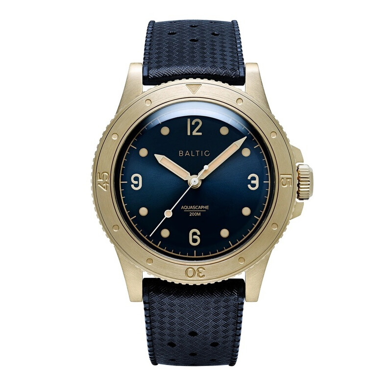 Baltic Aquascaphe Automatic Blue Dial Men's Watch AquaBronzeBlue