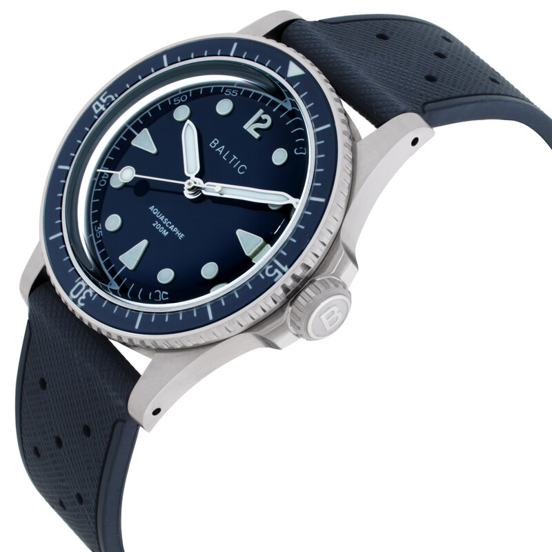 Baltic Aquascaphe Mk2 Automatic Blue Dial Men's Watch