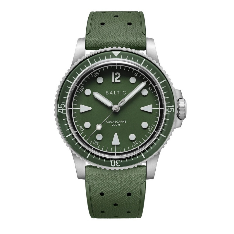 Baltic Aquascaphe Mk2 Automatic Green Dial Men's Watch