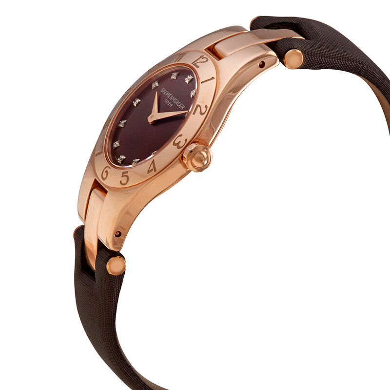 BAUME&amp;MERCIER Linea ダイアモンド シェル文字盤 BAUME&MERCIER - BAUME&MERCIER Linea ダイアモンド シェル文字盤 の