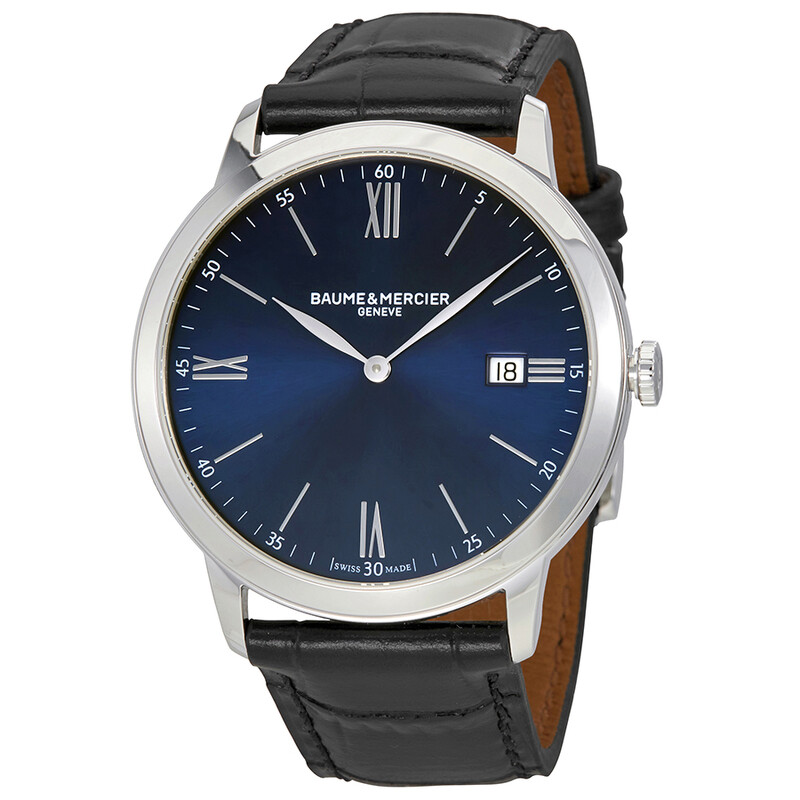 Baume Et Mercier Classima Blue Dial 40mm Men's Watch