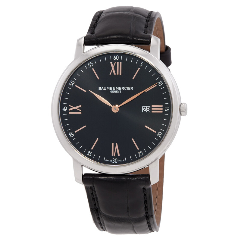 Baume et Mercier Classima Quartz Black Dial Men's Watch M0A10127