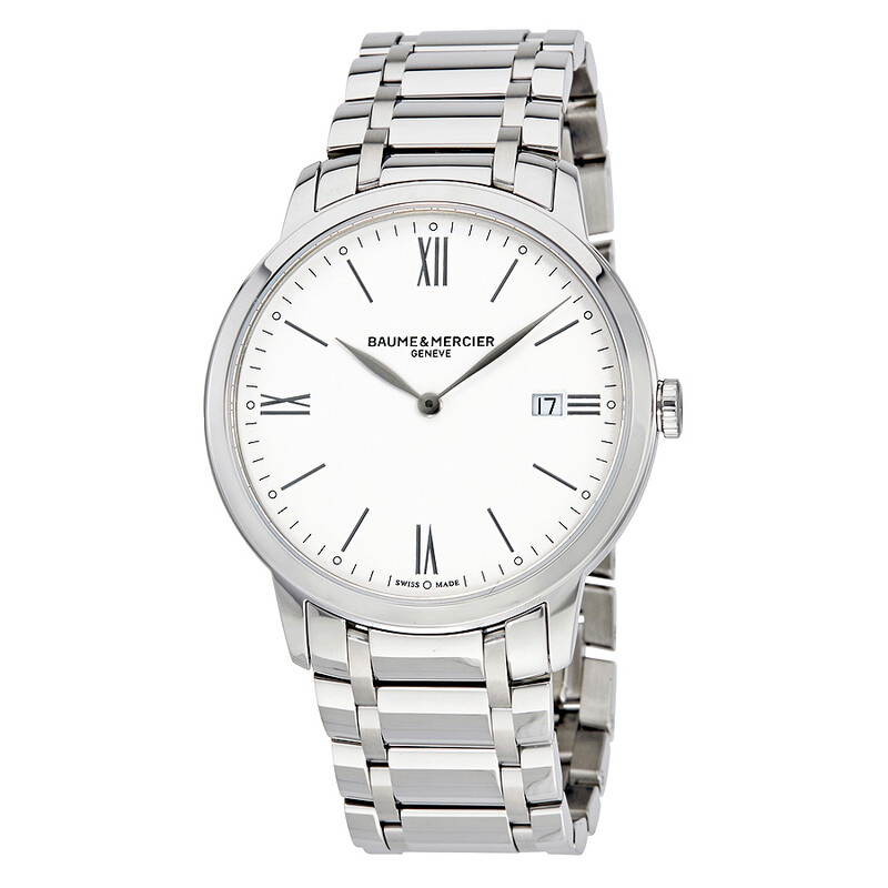 メルメル様 Baume et Mercier Classima White Dial Men's Watch 10354 M0A10354
