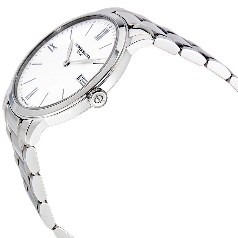 Baume et Mercier Classima White Dial Men's Watch 10354 M0A10354
