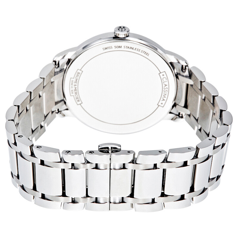 Baume et Mercier Classima White Dial Men's Watch 10354 M0A10354
