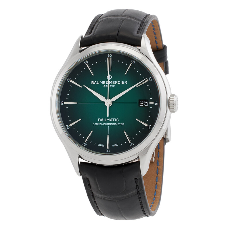 BAUME&MERCIER腕時計 Baume et Mercier Clifton Automatic Green Dial Men's Watch M0A10592