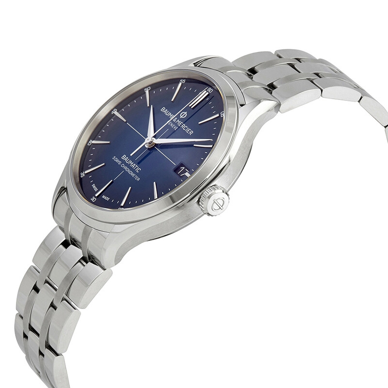 Baume et Mercier Clifton Baumatic Automatic Chronometer Blue Dial