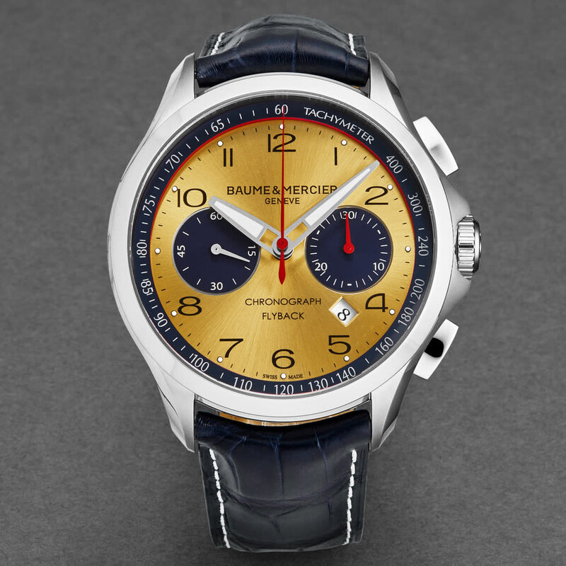 Baume et Mercier Clifton Chronograph Automatic Champagne Dial