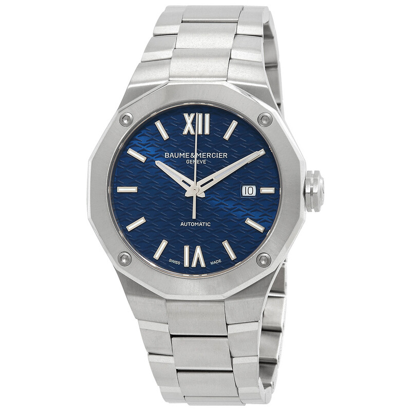 Baume Et Mercier Riviera Automatic Blue Dial Men's Watch MOA10620