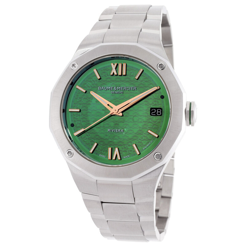 Baume et Mercier Riviera Automatic Green Dial Watch M0A10770