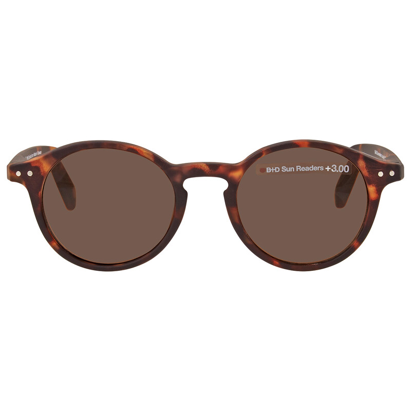 B+D Loop Sun Reader Round Unisex Eyeglasses 2290S-88-30 7730720012962 ...