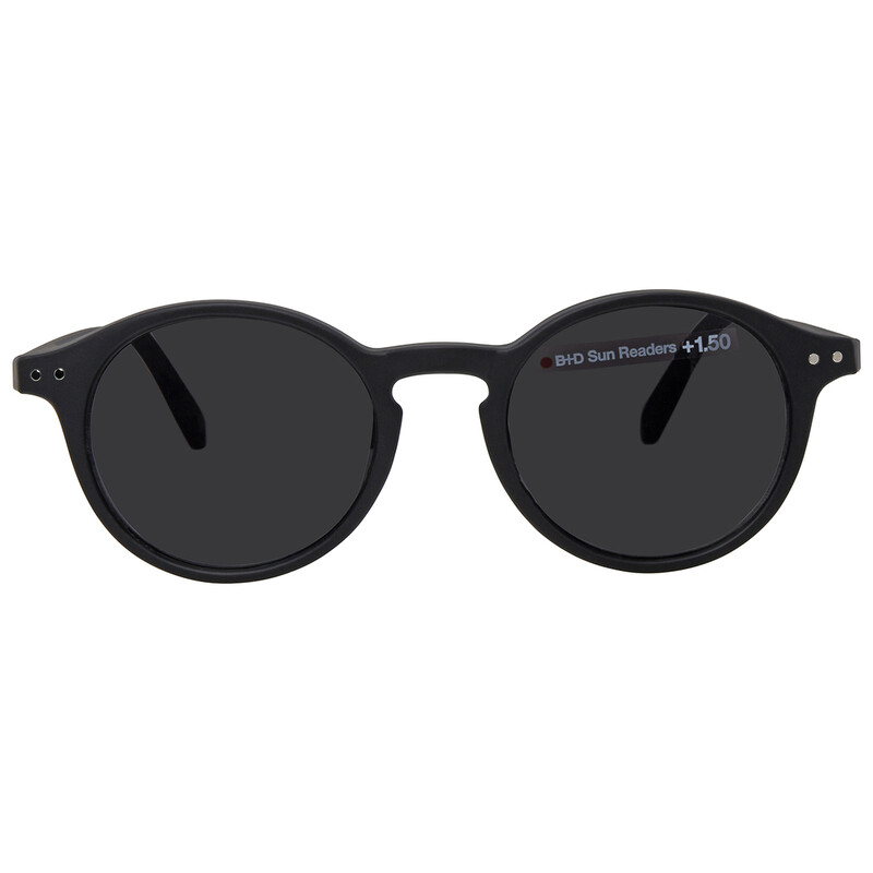 B+D Loop Sun Reader Round Unisex Eyeglasses 2290S-99-15 7730720013037 ...