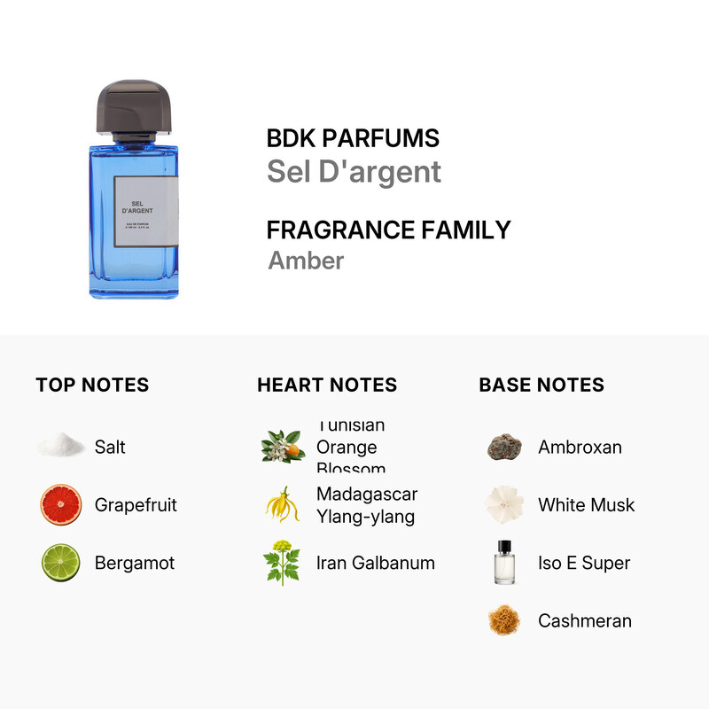 Bdk Parfums Unisex Sel D'argent EDP 3.4 oz Fragrances