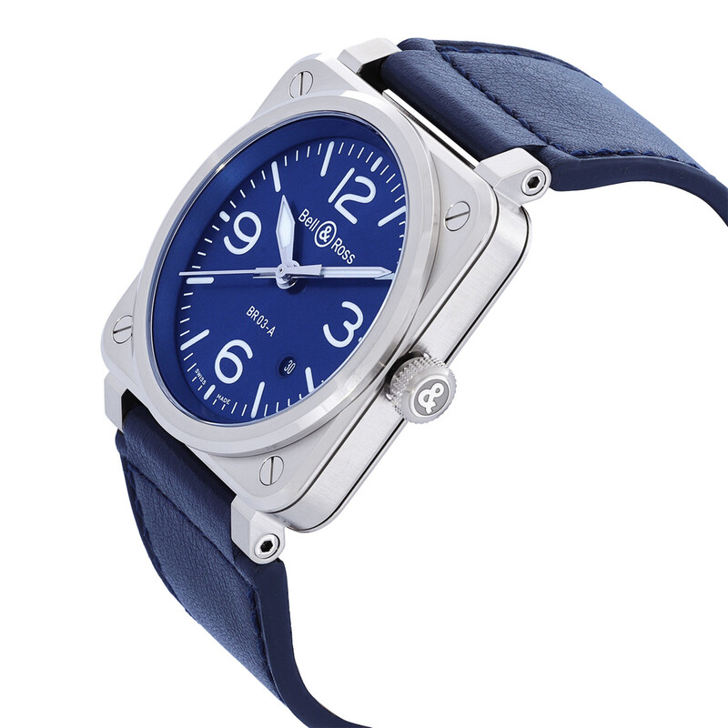 Bell And Ross Br 03 Automatic Blue Dial Men's Watch BR03A-BLU-ST