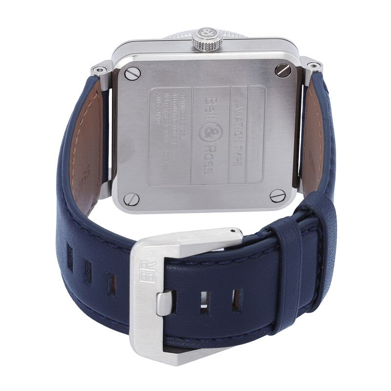 Bell And Ross BR 03-93 GMT Automatic Blue Dial Men's Watch BR0393