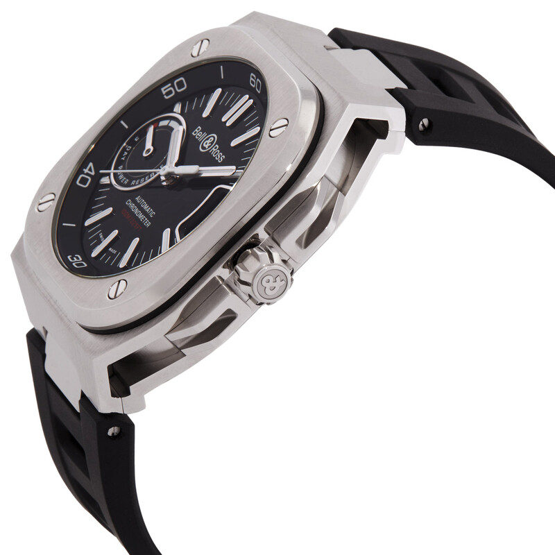 Bell And Ross BR-X5 Automatic Black Dial Unisex Watch BRX5R-BL-ST