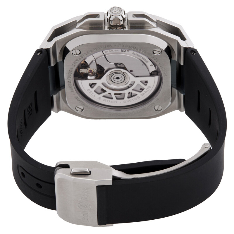 Bell And Ross BR-X5 Automatic Black Dial Unisex Watch BRX5R-BL-ST