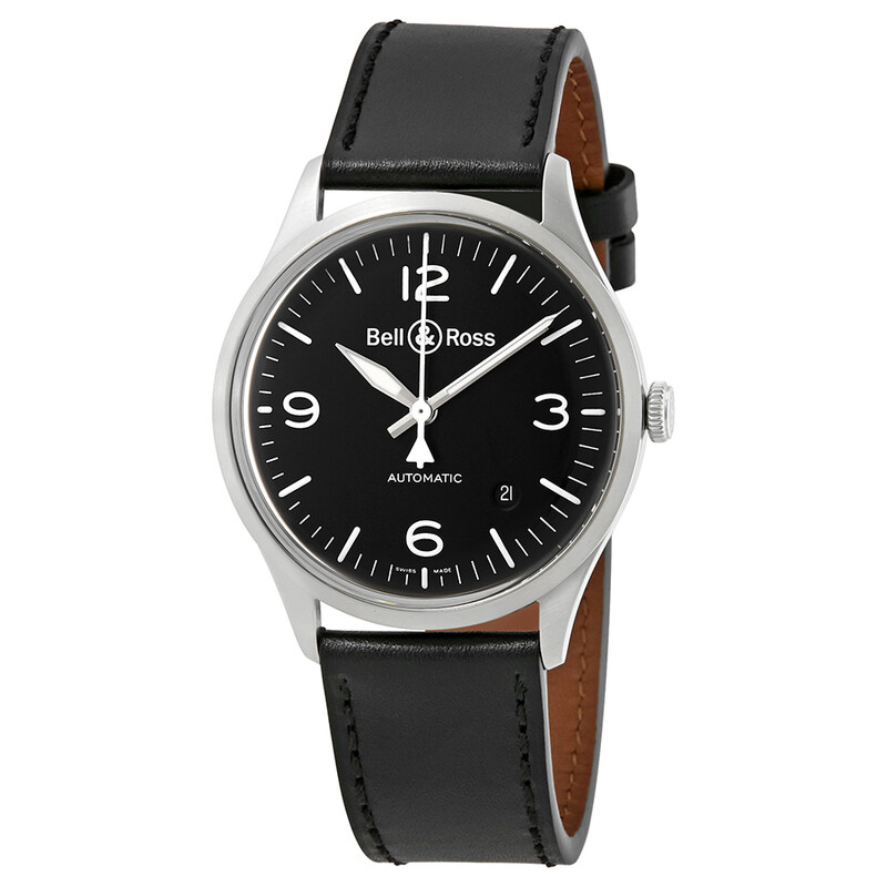 Bell & Ross ヴィンテージ BRV192 オートマチック Bell And Ross Vintage Automatic Black Dial Men's Watch BRV192-BL