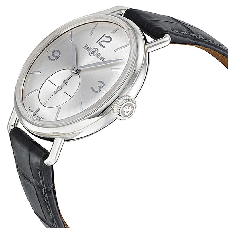 Bell And Ross WW1 Argentium Automatic Silver Dial Men's Watch
