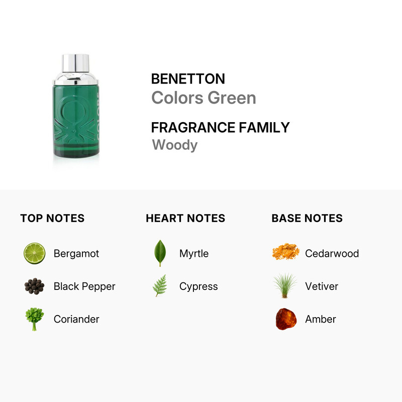 Benetton - Colors Green Eau De Toilette Spray 100ml/3.4oz