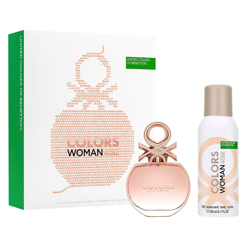 Benetton Ladies Colors De Rose Gift Set Fragrances 8433982022562