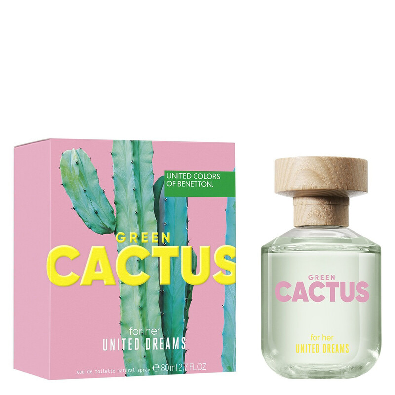 Benetton Ladies Green Cactus EDT 2.7 oz Fragrances 8433982024092