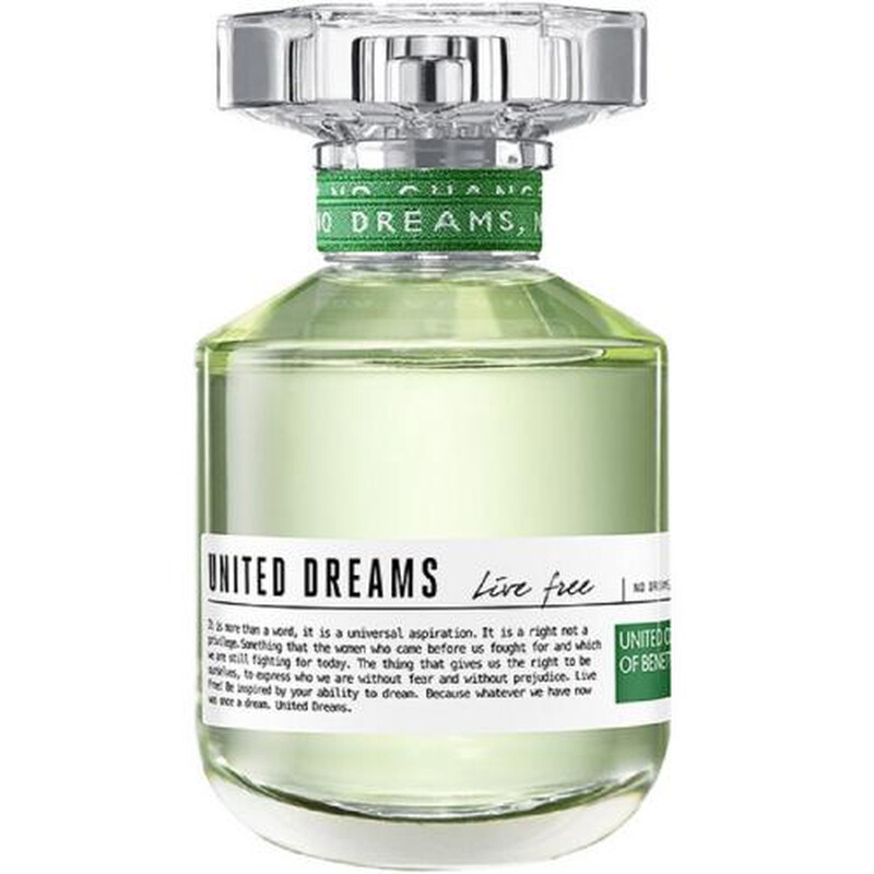 Benetton Ladies United Dream Live Free EDT 2.7 oz (Tester) Fragrances 8433982017117