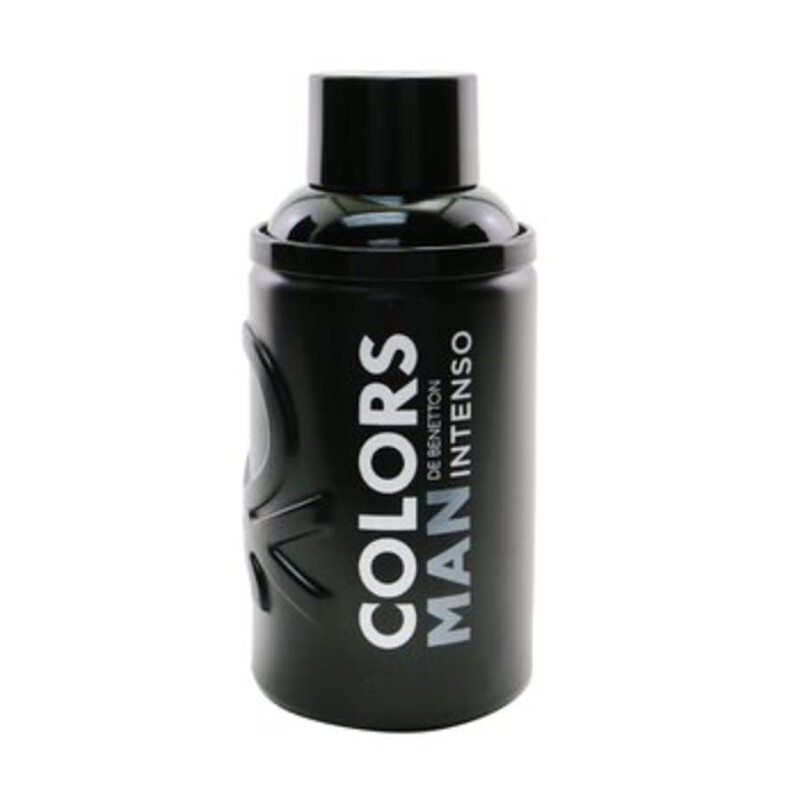 Benetton Men's Colors Black Intenso EDP Spray 3.4 oz Fragrances 8433982020575
